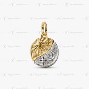 Pandora Sun and Moon Medallion Charm